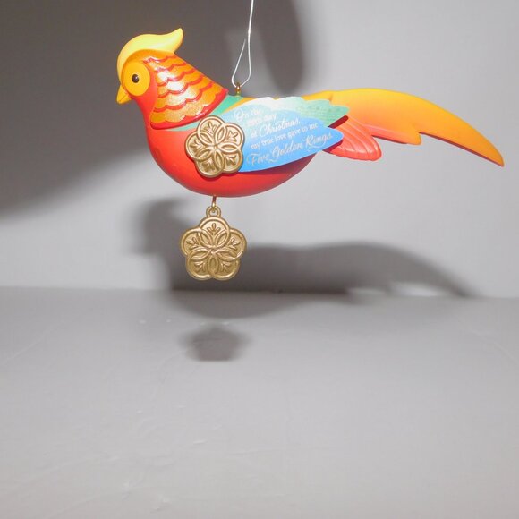 Hallmark Keepsake Christmas Ornament #5 FIVE GOLDEN RINGS 5th in Series 2015 - Picture 2 of 9